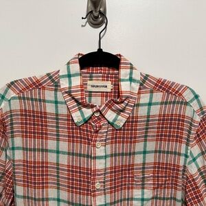 Taylor Stitch: the Jack in Vintage Red Madras (M, size 40) LIKE-NEW